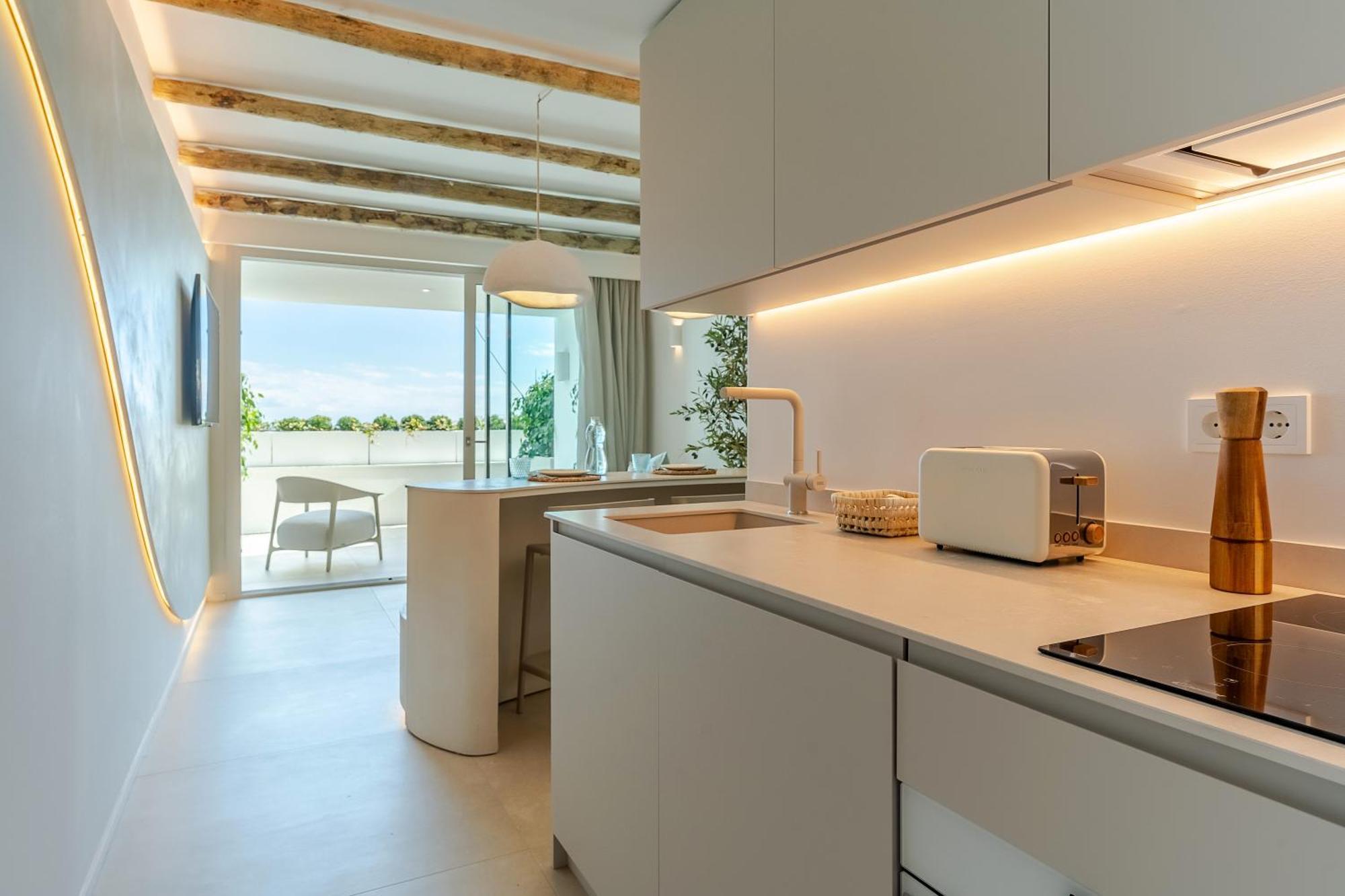 كاستيلديفيلس Apartamentos Azul المظهر الخارجي الصورة
